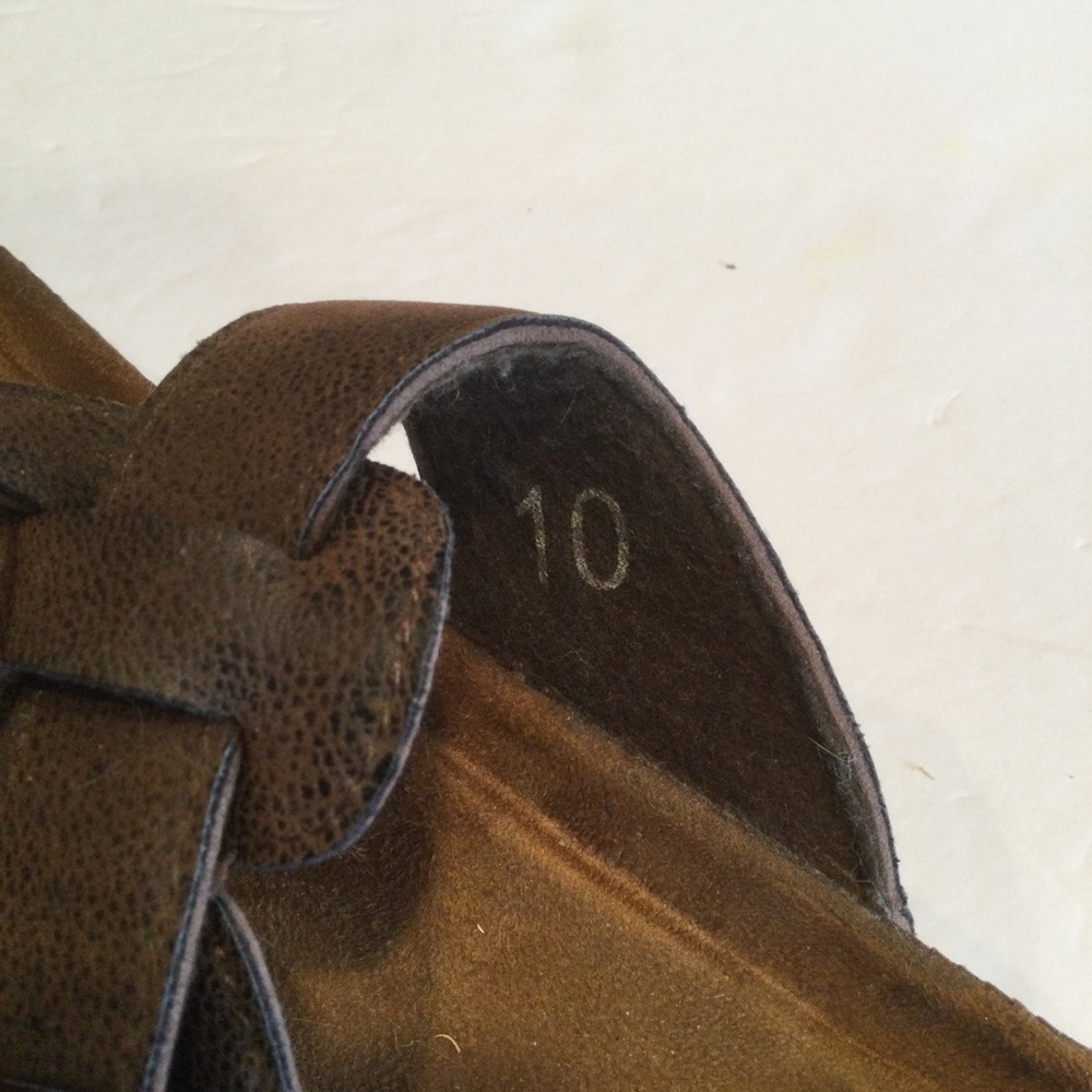 Outwoods Brown Faux Suede Thong Sandal - Picture 5 of 6